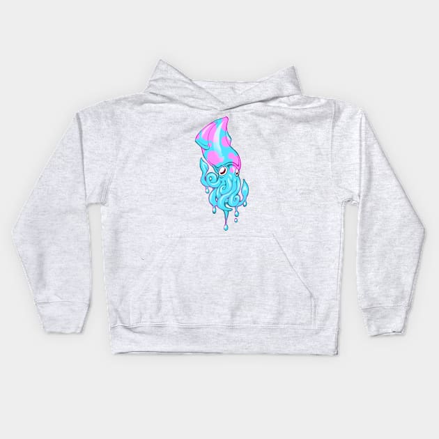 Juicy Calamari Kids Hoodie by Hundredhands